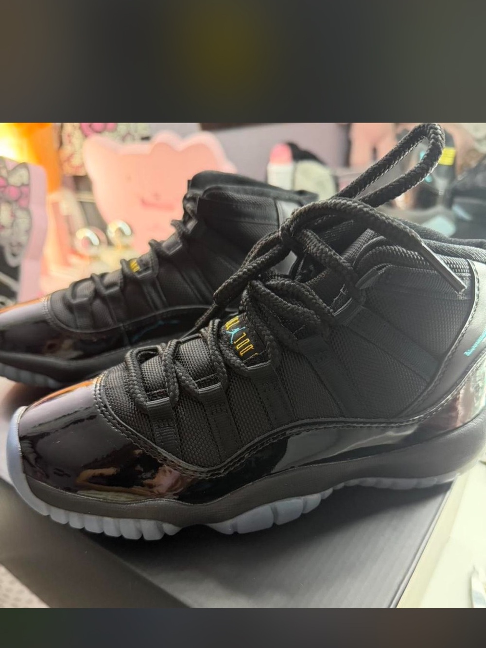 Jordan Retro 11 Gamma Blue, Big kid shoes that is equivalent to size 6 in women
